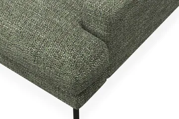 Menard Premium 5-sits Vänstervänd L-formad Djup Schäslongsoffa i Chenille - Grön - Möbler - Soffa - Divansoffa & schäslongsoffa