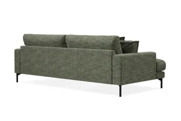 Menard Premium 4-sits Djup Soffa i Chenille - Grön - Möbler - Soffa - 4 sits soffa