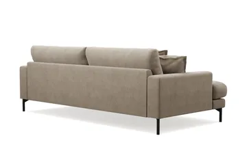 Menard Premium 4-sits Djup Soffa i Tyg - Brun - Möbler - Soffa - 4 sits soffa
