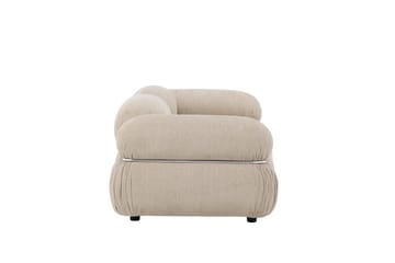 Mika 2-sits Bubblig Soffa i Tyg - Beige - Möbler - Soffa - 2 sits soffa