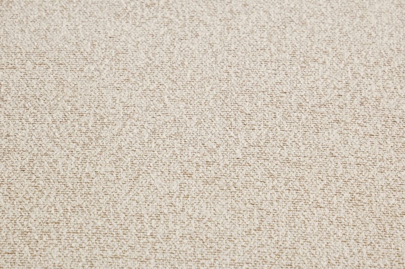 Milano 5-sits Rundad Högervänd L-soffa med Låg Rygg i Beige Boucle - Möbler - Soffa - Divansoffa & schäslongsoffa