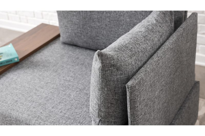 Algeria Fåtölj Höger - Grå - Möbler - Soffa - Modulsoffa - Övriga moduler till modulsoffa