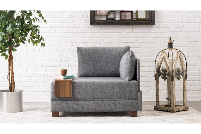 Algeria Fåtölj Höger - Grå - Möbler - Soffa - Modulsoffa - Övriga moduler till modulsoffa