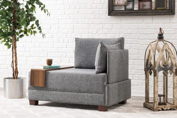 Algeria Fåtölj Höger - Grå - Möbler - Soffa - Modulsoffa - Övriga moduler till modulsoffa