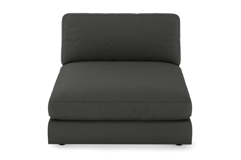 Arken 1-sits Divanmodul i Manchester - Mörkgrå - Möbler - Soffa - Modulsoffa - Övriga moduler till modulsoffa