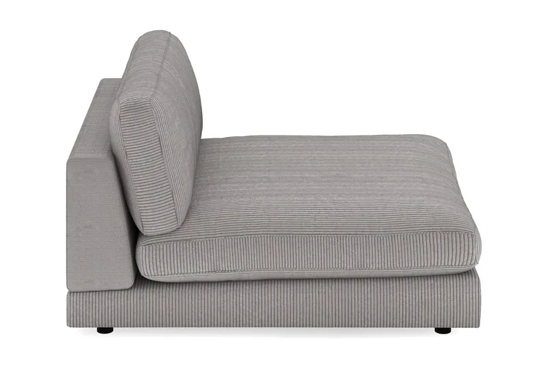 Arken 1-sits Divanmodul i Manchester - Mörkgrå - Möbler - Soffa - Modulsoffa - Övriga moduler till modulsoffa