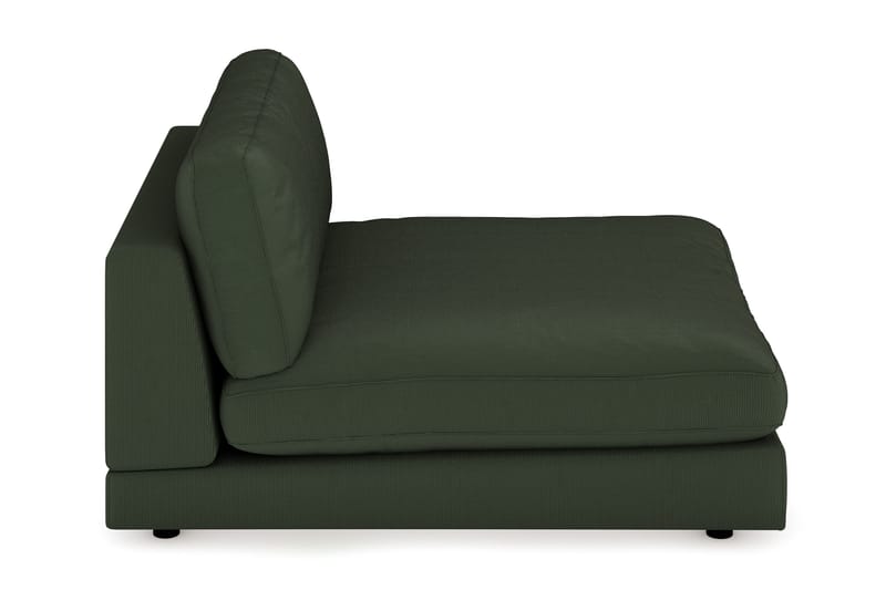 Arken 1-sits Divanmodul i Manchester - Mörkgrön - Möbler - Soffa - Modulsoffa - Övriga moduler till modulsoffa