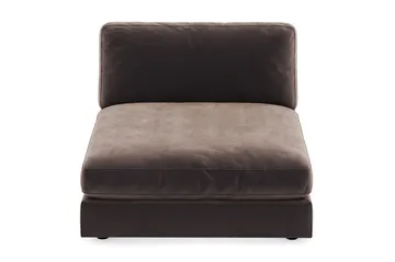 Arken 1-sits Divanmodul i Sammet - Brun - Möbler - Soffa - Modulsoffa - Övriga moduler till modulsoffa