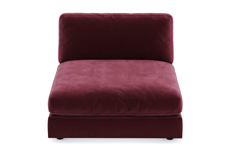 Arken 1-sits Divanmodul i Sammet - Lila - Möbler - Soffa - Modulsoffa - Övriga moduler till modulsoffa