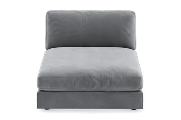 Arken 1-sits Divanmodul i Sammet - Ljusgrå - Möbler - Soffa - Modulsoffa - Övriga moduler till modulsoffa