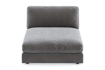 Arken 1-sits Divanmodul i Sammet - Mörkgrå - Möbler - Soffa - Modulsoffa - Övriga moduler till modulsoffa