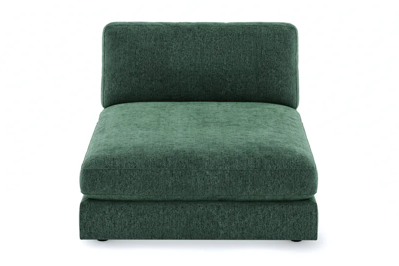 Arken 1-sits Divanmodul i Sammet - Mörkgrön - Möbler - Soffa - Modulsoffa - Övriga moduler till modulsoffa