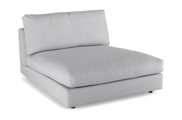 Arken 1-sits Divanmodul i Tyg - Grå - Möbler - Soffa - Modulsoffa - Övriga moduler till modulsoffa