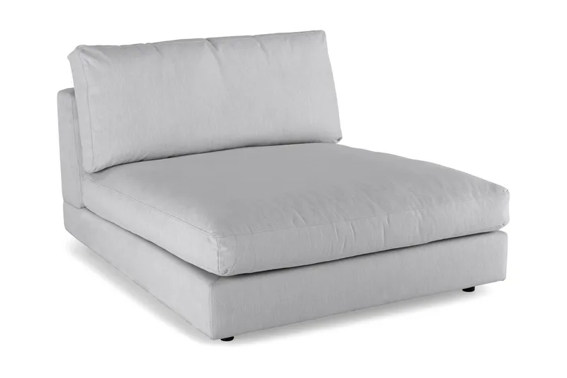 Arken 1-sits Divanmodul i Tyg - Grå - Möbler - Soffa - Modulsoffa - Övriga moduler till modulsoffa