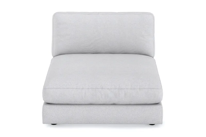 Arken 1-sits Divanmodul i Tyg - Ljusgrå - Möbler - Soffa - Modulsoffa - Övriga moduler till modulsoffa