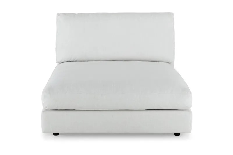 Arken 1-sits Divanmodul i Tyg - Ljusgrå - Möbler - Soffa - Modulsoffa - Övriga moduler till modulsoffa