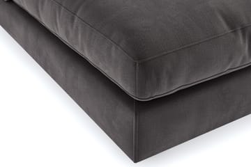 Arken 2-sits Divanmodul i Sammet - Mörkgrå - Möbler - Soffa - Modulsoffa - Övriga moduler till modulsoffa