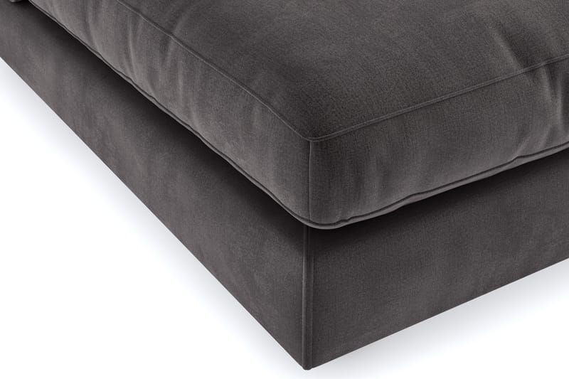 Arken 2-sits Divanmodul i Sammet - Mörkgrå - Möbler - Soffa - Modulsoffa - Övriga moduler till modulsoffa