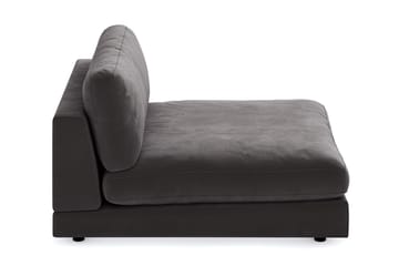 Arken 2-sits Divanmodul i Sammet - Mörkgrå - Möbler - Soffa - Modulsoffa - Övriga moduler till modulsoffa