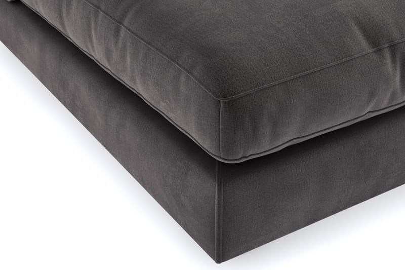 Arken 2-sits Divanmodul i Sammet - Mörkgrå - Möbler - Soffa - Modulsoffa - Övriga moduler till modulsoffa