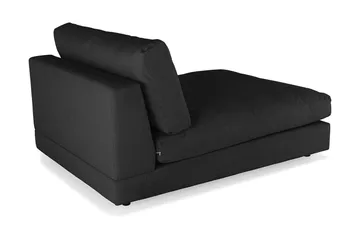 Arken 2-sits Divanmodul i Tyg - Svart - Möbler - Soffa - Modulsoffa - Övriga moduler till modulsoffa