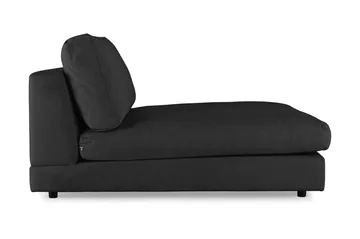 Arken 2-sits Divanmodul i Tyg - Svart - Möbler - Soffa - Modulsoffa - Övriga moduler till modulsoffa