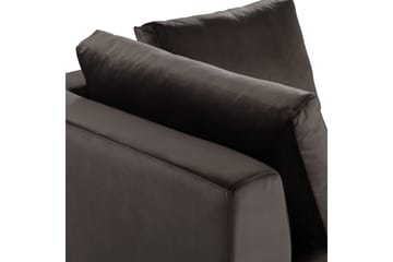 Armstödsmodul Henri - Mörkgrå Sammet - Möbler - Soffa - Modulsoffa - Övriga moduler till modulsoffa