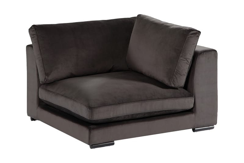 Armstödsmodul Henri - Mörkgrå Sammet - Möbler - Soffa - Modulsoffa - Övriga moduler till modulsoffa