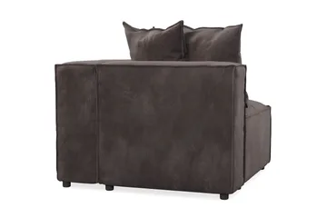 Cubo 1-sits Högermodul i Sammet 108 cm bred - Mörkgrå - Möbler - Soffa - Modulsoffa - Övriga moduler till modulsoffa