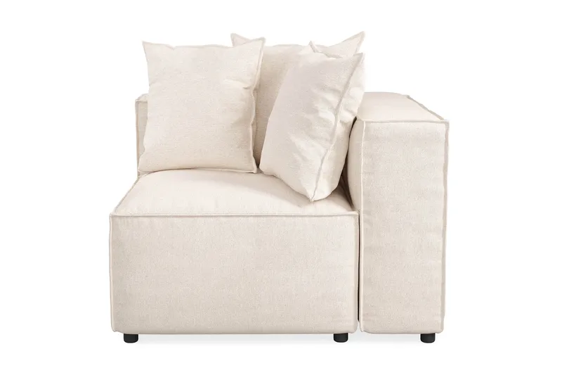Cubo 1-sits Högermodul i Tyg 108 cm bred - Beige - Möbler - Soffa - Modulsoffa - Övriga moduler till modulsoffa
