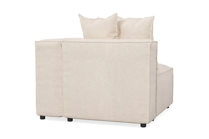 Cubo 1-sits Högermodul i Tyg 108 cm bred - Beige - Möbler - Soffa - Modulsoffa - Övriga moduler till modulsoffa