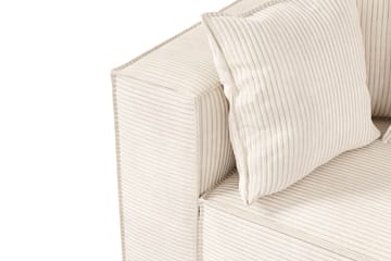 Cubo 1-sits Vänstermodul i Manchester 108 cm bred - Beige - Möbler - Soffa - Modulsoffa - Övriga moduler till modulsoffa