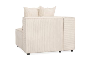 Cubo 1-sits Vänstermodul i Manchester 108 cm bred - Beige - Möbler - Soffa - Modulsoffa - Övriga moduler till modulsoffa