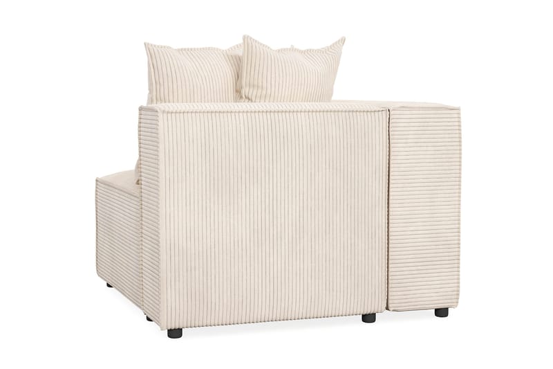 Cubo 1-sits Vänstermodul i Manchester 108 cm bred - Beige - Möbler - Soffa - Modulsoffa - Övriga moduler till modulsoffa