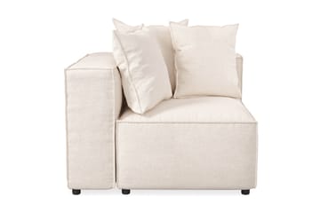 Cubo 1-sits Vänstermodul i Tyg 108 cm bred - Beige - Möbler - Soffa - Modulsoffa - Övriga moduler till modulsoffa