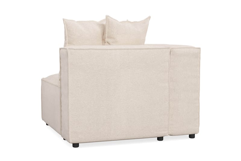 Cubo 1-sits Vänstermodul i Tyg 108 cm bred - Beige - Möbler - Soffa - Modulsoffa - Övriga moduler till modulsoffa