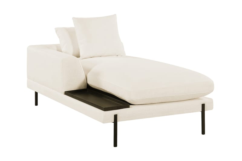 Divanmodul Treeton 92,5 cm Vänster - Vit - Möbler - Soffa - Modulsoffa - Övriga moduler till modulsoffa