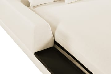 Divanmodul Treeton 92,5 cm Vänster - Vit - Möbler - Soffa - Modulsoffa - Övriga moduler till modulsoffa