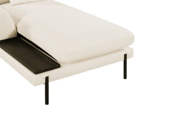 Divanmodul Treeton 92,5 cm Vänster - Vit - Möbler - Soffa - Modulsoffa - Övriga moduler till modulsoffa