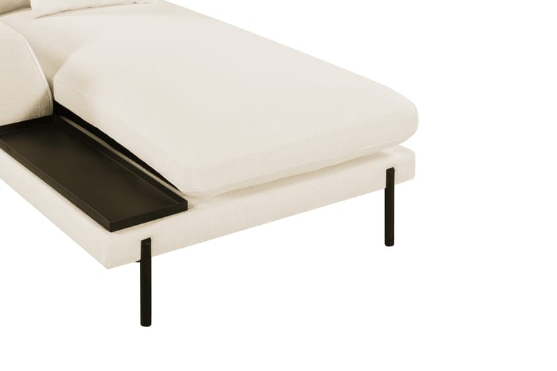 Divanmodul Treeton 92,5 cm Vänster - Vit - Möbler - Soffa - Modulsoffa - Övriga moduler till modulsoffa