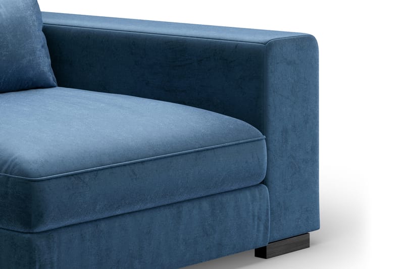 Dubai Armstöd Höger Sammet - Blå - Möbler - Soffa - Modulsoffa - Övriga moduler till modulsoffa