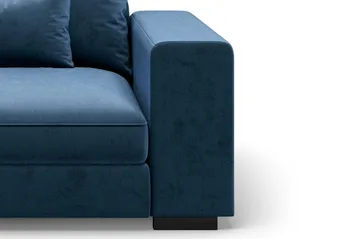 Dubai Armstöd Höger Sammet - Blå - Möbler - Soffa - Modulsoffa - Övriga moduler till modulsoffa