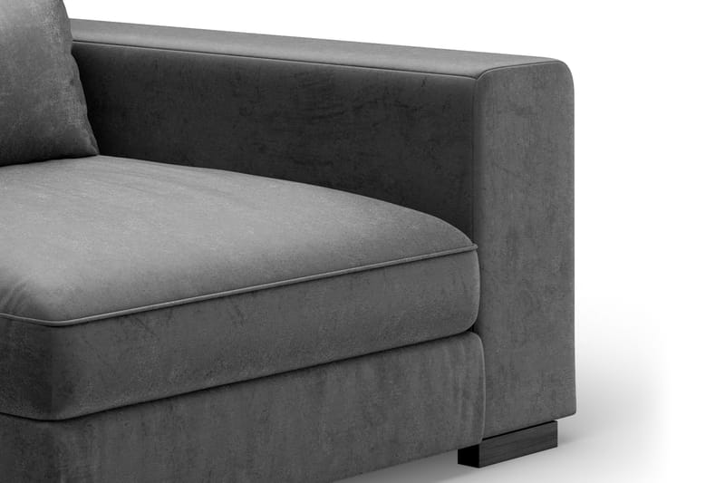 Dubai Armstöd Höger Sammet - Mörkgrå - Möbler - Soffa - Modulsoffa - Övriga moduler till modulsoffa