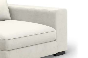 Dubai Armstöd Höger Sammet - Vit - Möbler - Soffa - Modulsoffa - Övriga moduler till modulsoffa