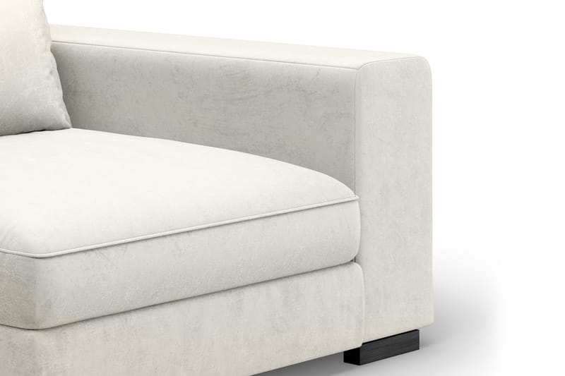 Dubai Armstöd Höger Sammet - Vit - Möbler - Soffa - Modulsoffa - Övriga moduler till modulsoffa