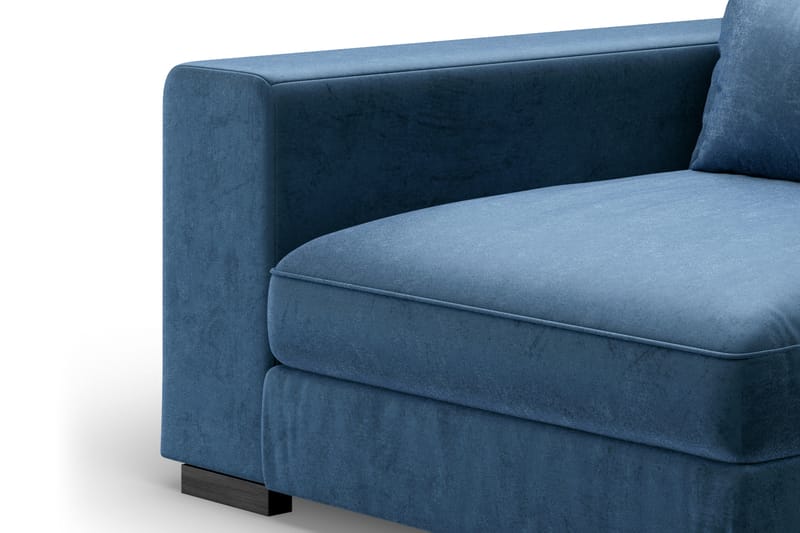 Dubai Armstöd Vänster Sammet - Blå - Möbler - Soffa - Modulsoffa - Övriga moduler till modulsoffa