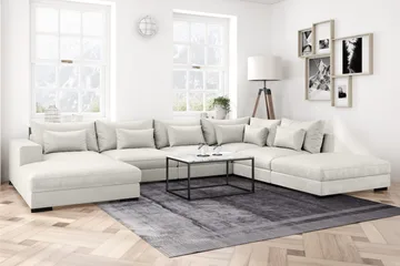 Dubai Armstöd Vänster Sammet - Vit - Möbler - Soffa - Modulsoffa - Övriga moduler till modulsoffa