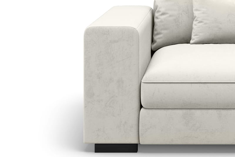 Dubai Armstöd Vänster Sammet - Vit - Möbler - Soffa - Modulsoffa - Övriga moduler till modulsoffa