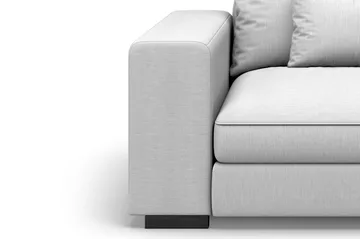 Dubai Vänstervänd Bred Armstödsmodul till Modulsoffa 27 cm i Tyg - Grå - Möbler - Soffa - Modulsoffa - Övriga moduler till modulsoffa