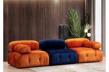Högermodul Belgin 95 cm - Orange - Möbler - Soffa - Modulsoffa - Övriga moduler till modulsoffa